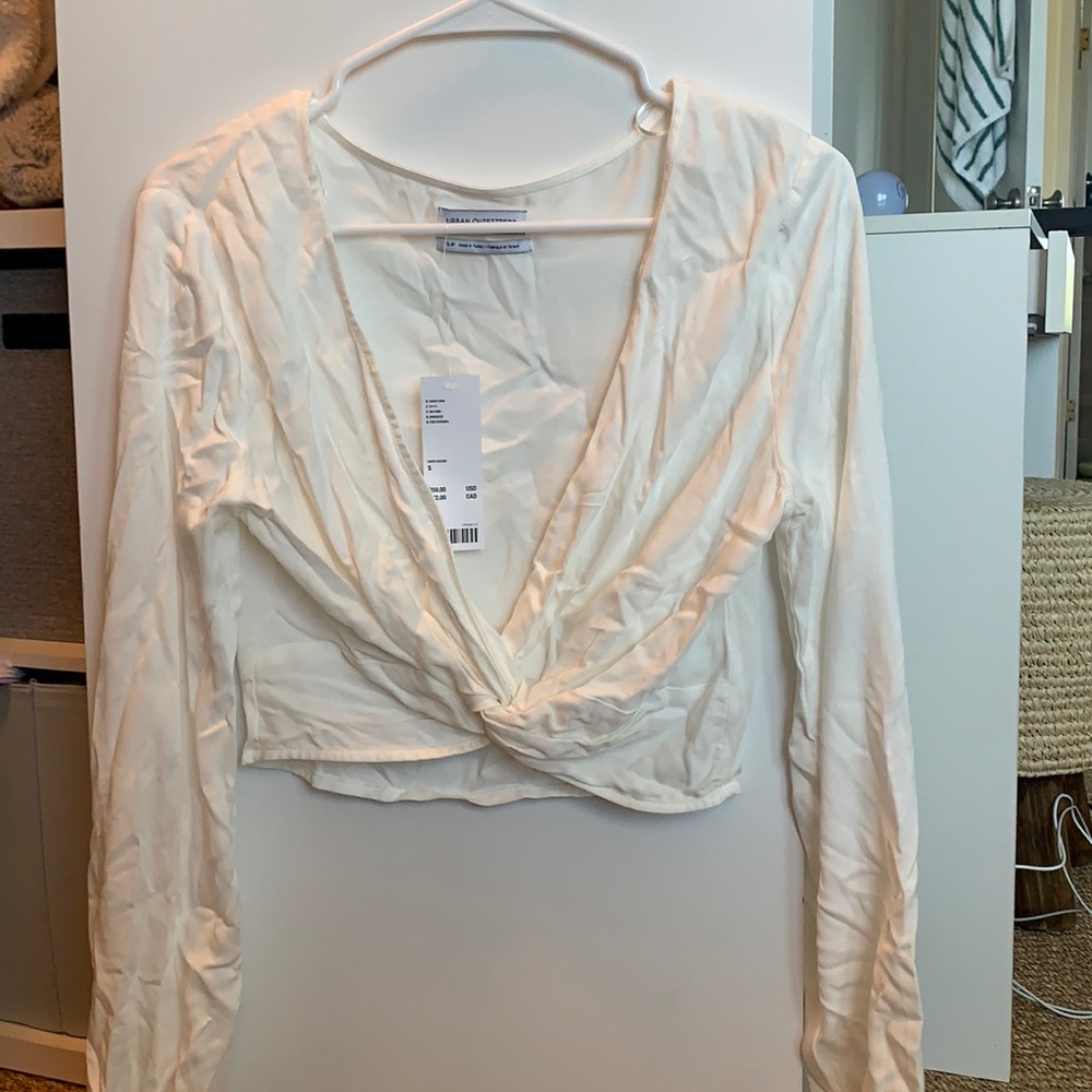 perfect condition urban outfitters white blouse